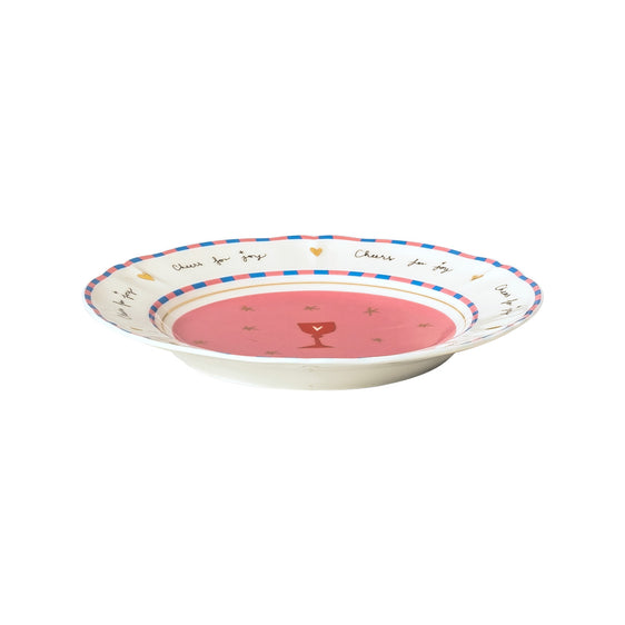 Plato de postre con copa x Pangea