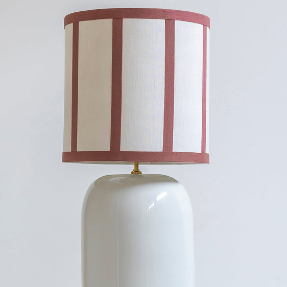Lámpara 'Stripe’ terracota