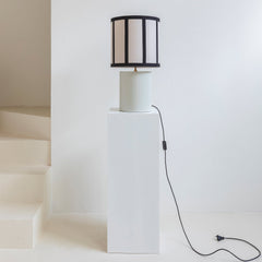 Lámpara 'Stripes’ negra