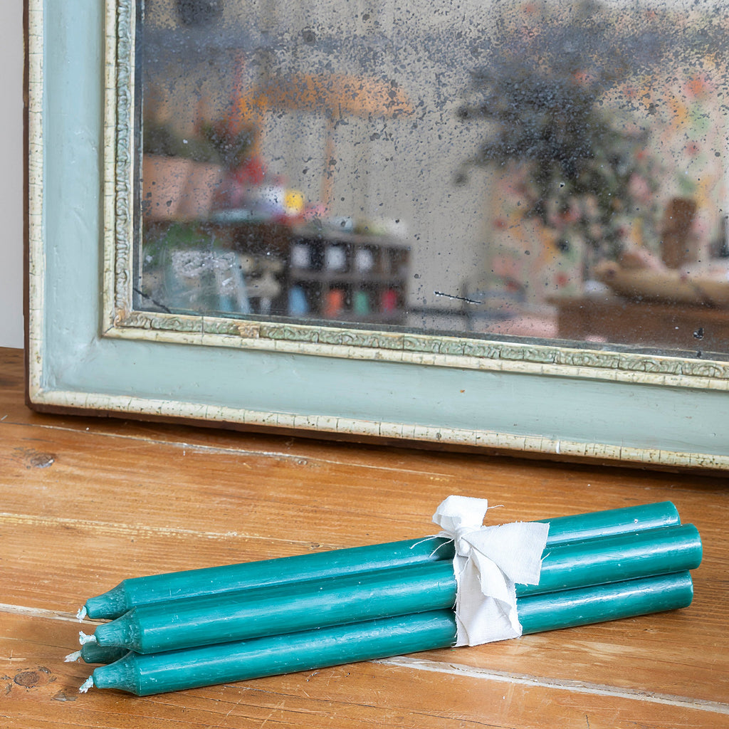 Pack de 4 velas rústicas de colores