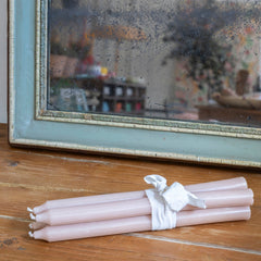 Pack de 4 velas rústicas de colores