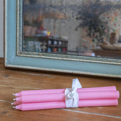 Pack de 4 velas rústicas de colores