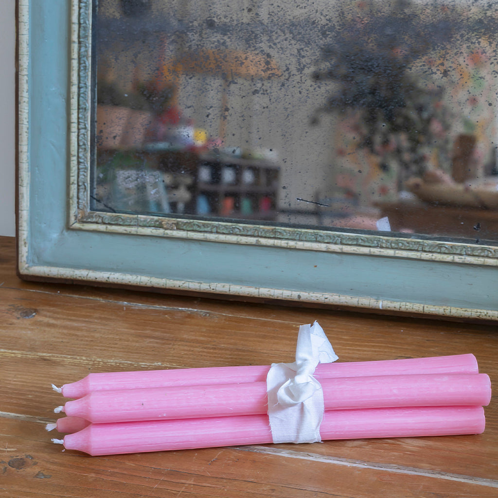 Pack de 4 velas rústicas de colores
