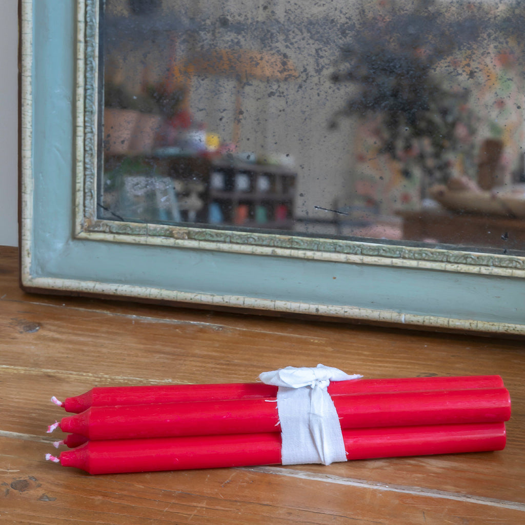 Pack de 4 velas rústicas de colores