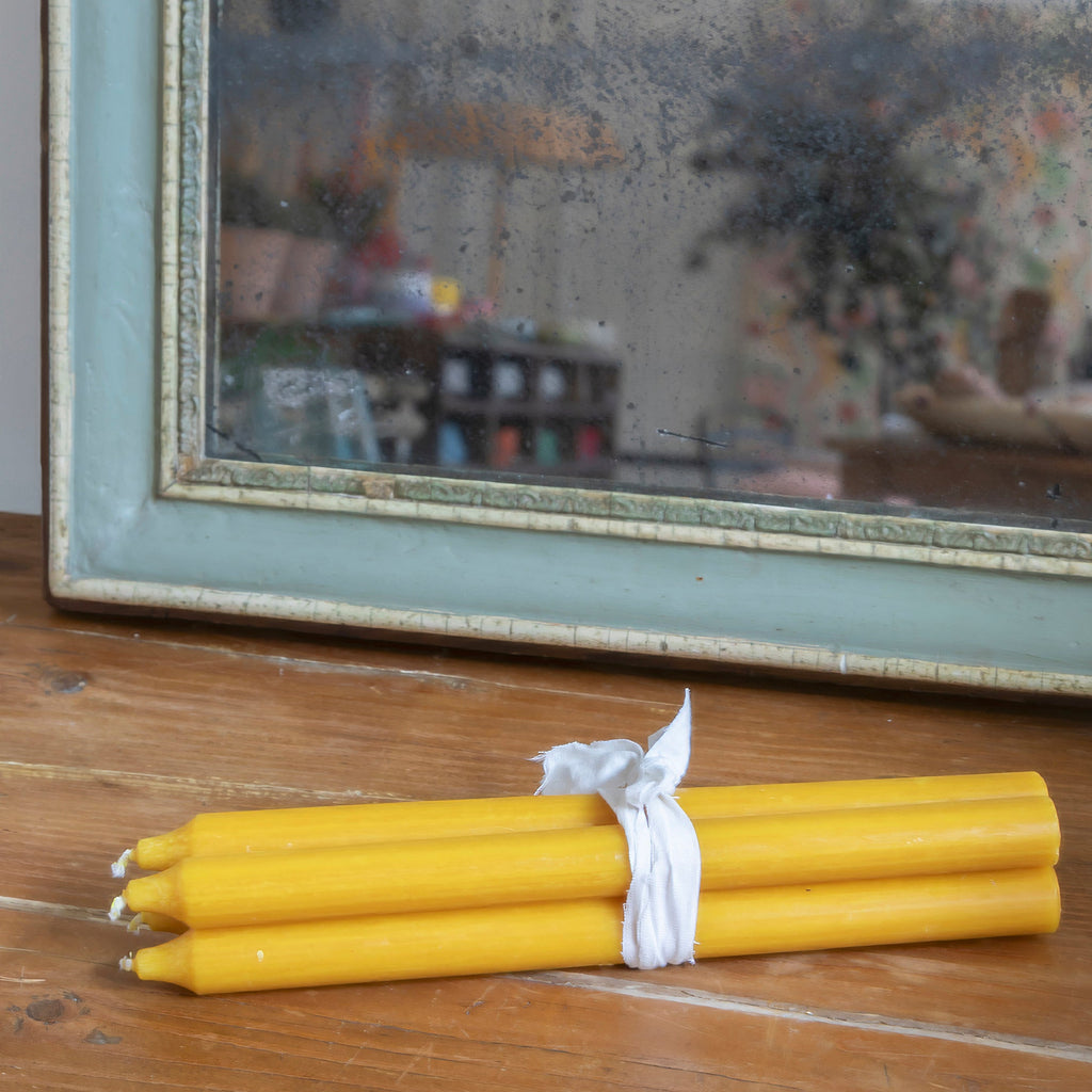 Pack de 4 velas rústicas de colores