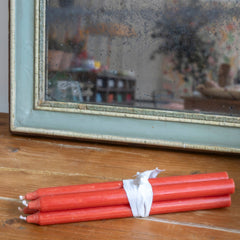 Pack de 4 velas rústicas de colores