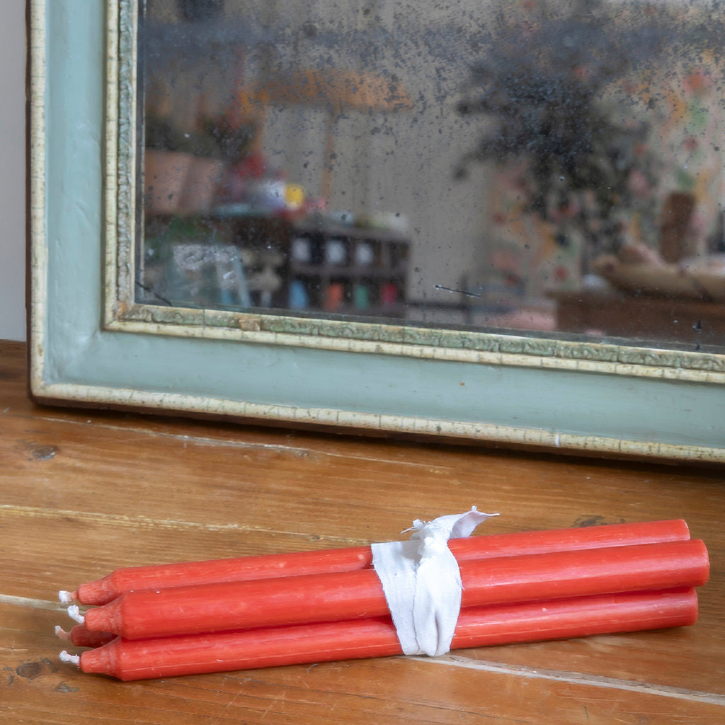 Pack de 4 velas rústicas de colores