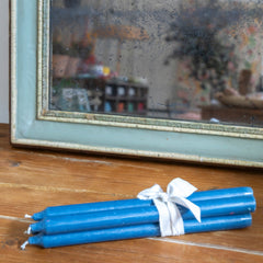 Pack de 4 velas rústicas de colores