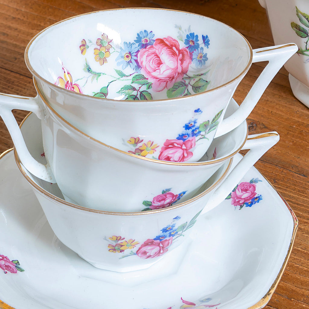 Juego de café de porcelana francesa