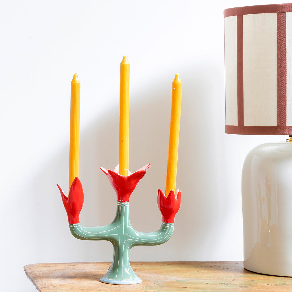 Candelabro ‘Tulipán' 28x11x26