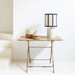 Lámpara 'Stripes’ negra