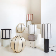 Lámpara 'Stripe’ terracota