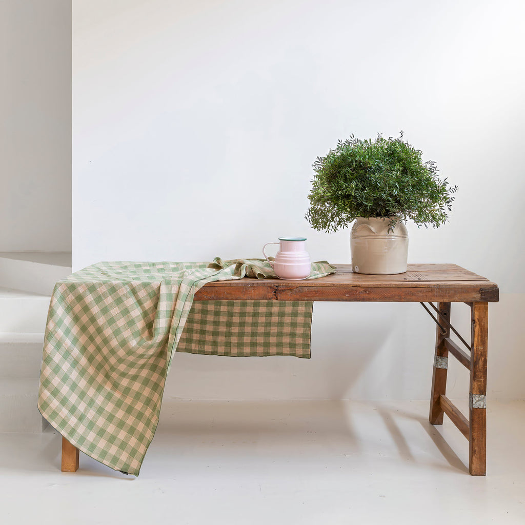 Servilleta Vichy Sauge de Maison de Vacances