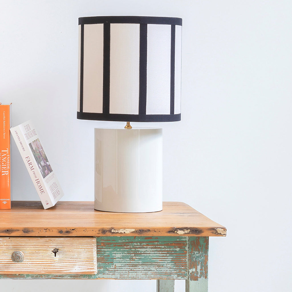 Lámpara 'Stripes’ negra
