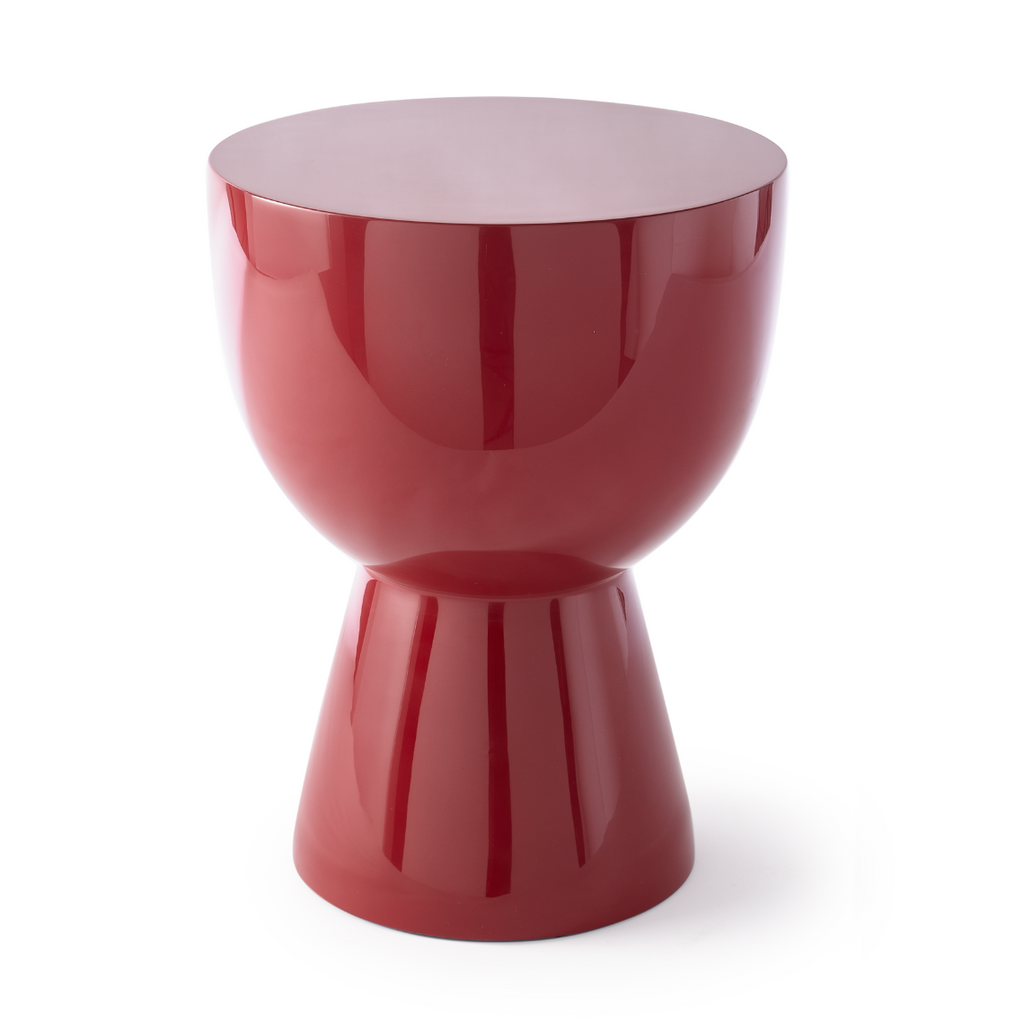 Mesa auxiliar Tip Tap burdeos