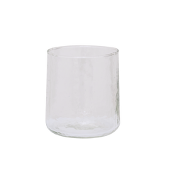 Juego de 4 vasos de cristal martillado